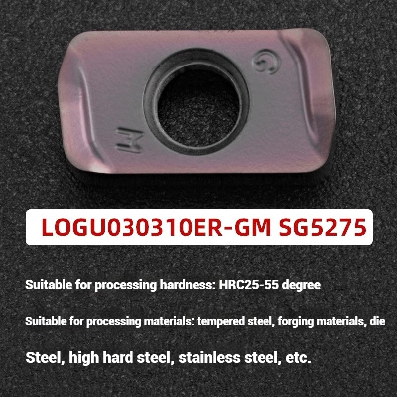 1052-MFH03R double-sided fast feed milling cutter bar KYOCERA LOGU030310 milling cutter bar high speed open coarse end milling cutter bar Shandong Denso Pricision Tools Co.,Ltd.